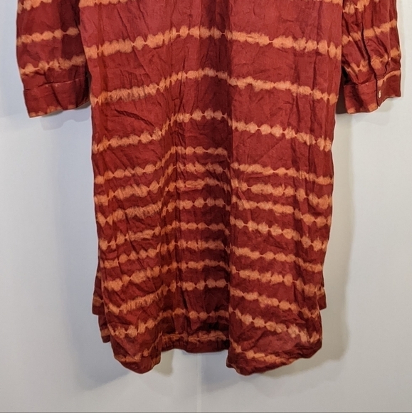 Soft Surroundings cardigan striped tie dye open front size large - Picture 11 of 11